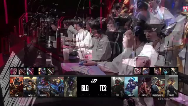 jinnianhui金年会姿态看BLG虐泉爆杀TES：感觉这把TES纯被虐 换线和分线都出大问题