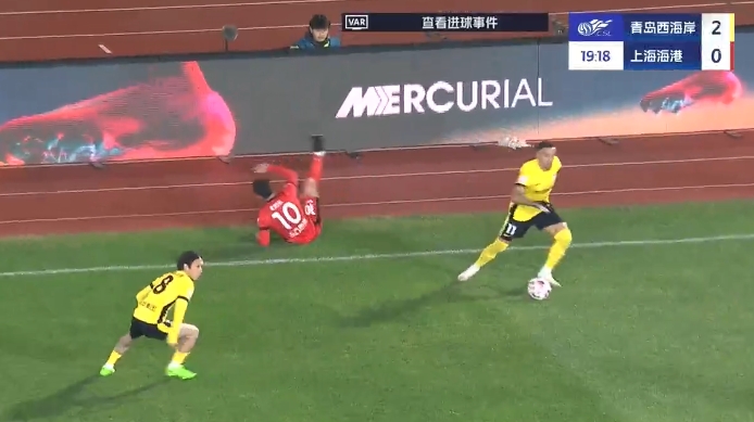 jinnianhui金年会半场-海港暂1-3西海岸 颜骏凌超巨失误送礼 19岁李新翔精彩处子球