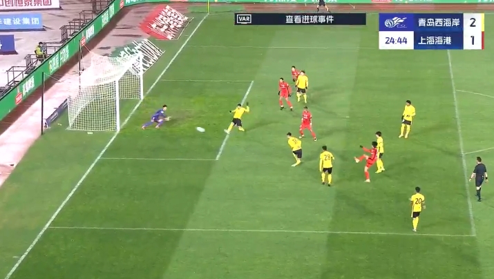 jinnianhui金年会半场-海港暂1-3西海岸 颜骏凌超巨失误送礼 19岁李新翔精彩处子球